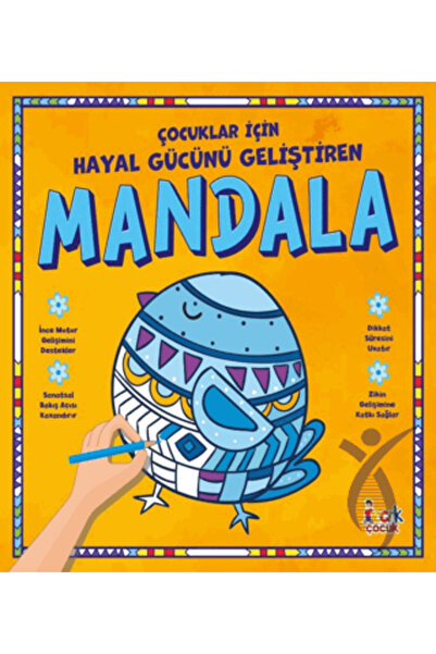 Bıcırık Yayınları Çocuklar İçin Hayal Gücünü Geliştiren Mandala
