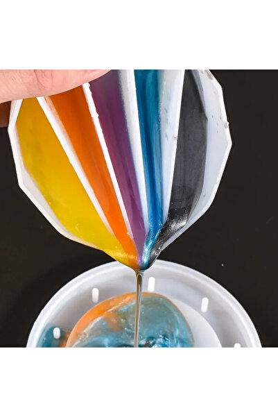 Choice Five grids Split Cup For Paint Pouring,Reusable Fluid Art Split Cup Si...