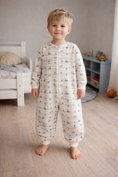 Enhitbaby Winter Baby Sleeping Bag |   Double Layer 100% Cotton 3 Thread 2 Tog