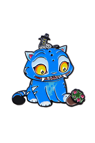 Choice 4 Korean Music Enamel Pin Cartoon Tiger & Crow Brooch For Coat Women's...
