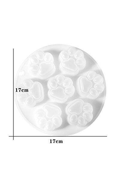choice2 قالب سيليكون على شكل بصمة قدم كلب أو قطة، قابل للتحويل إلى قالب كيك، ...