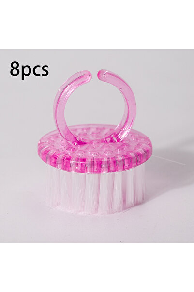 Choice 8pcs pink 1/8/16Pcs Plastic Nail Brushes Mix Color Nail Hand Scrubbing...