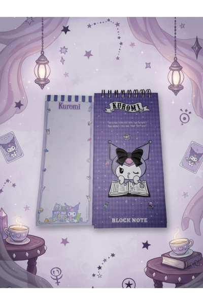 GiFi Bloc de note cu copertă rigidă cu licență Kuromi și Hello Kitty