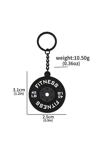Choice K00925-02 New Fitness Equipment Barbell Keychain DlY Soft Dumbbell Fit...