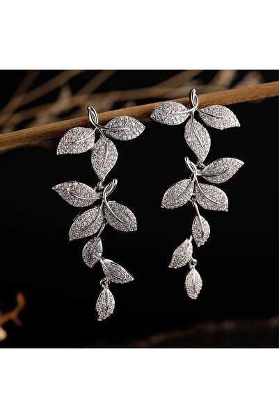 Choice Sliver Color 2403 ZAKOL Clearance AAA Cubic Zirconia Wedding Bridal Da...