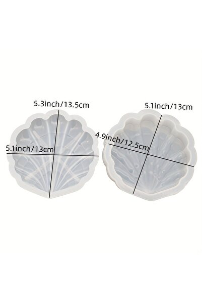 Choice 2Pcs mold DIY Seashell Resin Mold Kit - Craft Unique Jewelry & Keepsak...