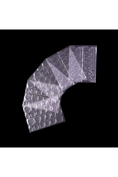 DUTRIEUX لاصق أظافر مزدوج الجوانب من الصين، لون وردي، 5 قطع، غراء جل جيلي، لا...