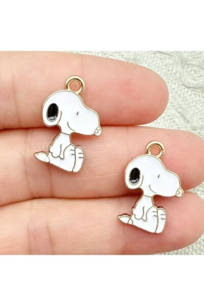 Miniso VIOLET 10pcs Cartoon Dog Charm for Jewelry Making Enamel Necklace Keyc...