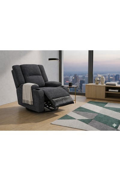 Crestj Luxury reclining rocking chair with modern design