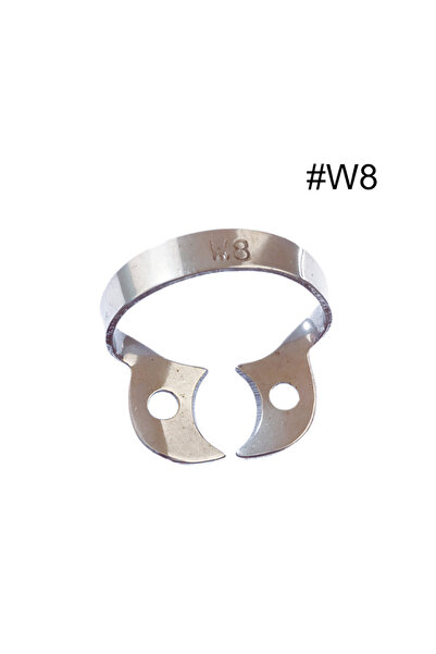 choice2 W8 Dental Dam Clamps Endodontic Restorative Barrier Clips Stainless S...