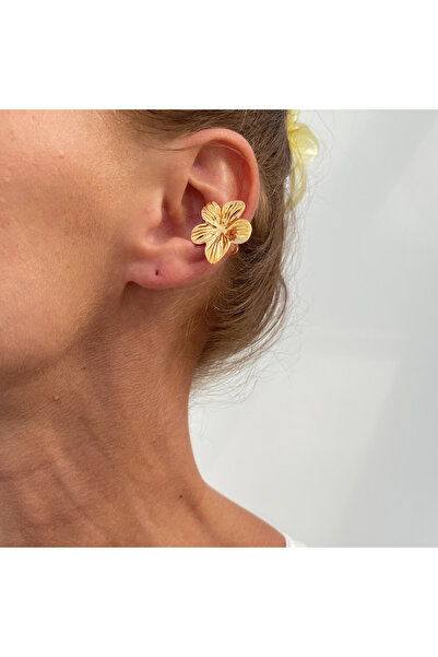 Choice 1PC Gold Color3 Ingemark 1PC Simple Metal Starfish Flower Ear Cuff for...