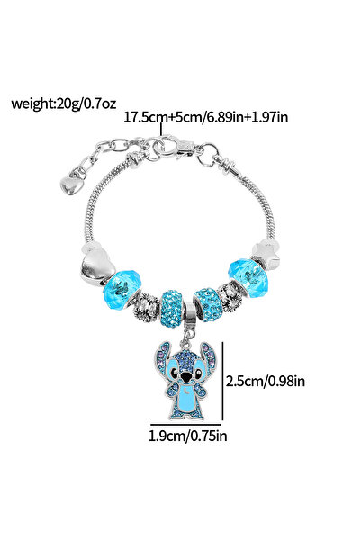 Miniso سوار ديزني ستيتش الكرتوني المرصع بأحجار الراين SL704، إكسسوارات أنيقة ...