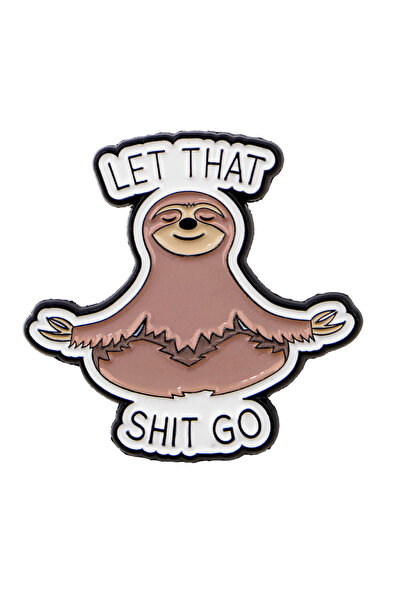 Choice 8 دبابيس كسولة لطيفة للنساء، دبوس يوغا مطلي بالمينا، شارة معدنية على ش...