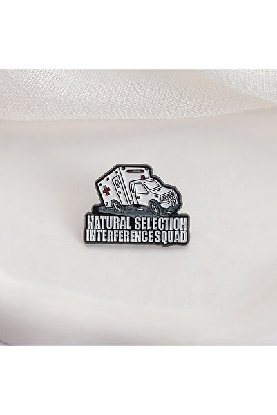 Choice دبوس مينا بتصميم سيارة إسعاف طبي طارئ، مستوحى من الأنمي، شارة طية صدر ...