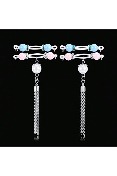 Choice ٨ حلقات حلمات سطحية وجلدية، زوجان من حلقات الحلمات المزيفة - قابلة للت...