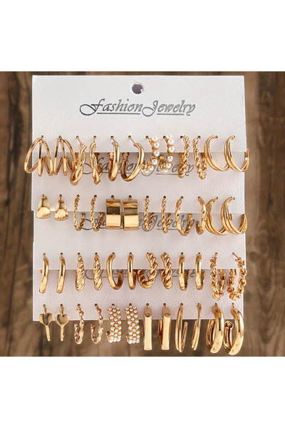 Choice AYA5670901 Fashion Creative Simple Earrings Set for Women Vintage Temp...