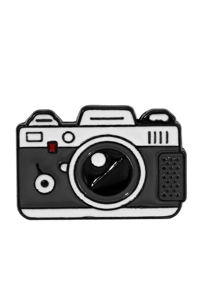 Choice دبوس كاميرا عتيق الطراز 6 مطلي بالمينا، آلة تصوير، بروشات كاميرا فورية...