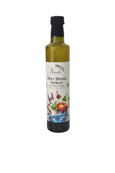 Alaçatı Natürel Dört Hırsız Sirkesi 500 ml