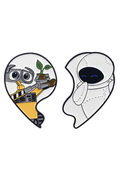 Choice QXZ0314 قطعتان/مجموعة دبابيس مينا بتصميم شخصيات ديزني الكرتونية اللطيف...