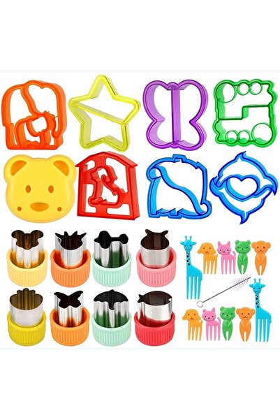 Arabest Sandwich Cutters for Kids with Cute Food Picks, 26Pcs Set, Includes S...
