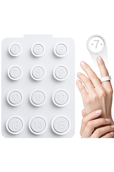 Choice طقم قياس مقاسات الخاتم الواحد، أداة قياس احترافية للأصابع، خاتم ذكي، ق...