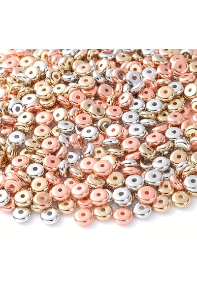 Choice1 6mm mixed color 200pcs 200PCS Mixed Color 6mm CCB Charm Spacer Wheel ...