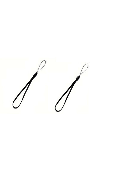 OEM Set of 2 phone lanyards, anti-loss, 14.5 cm, black