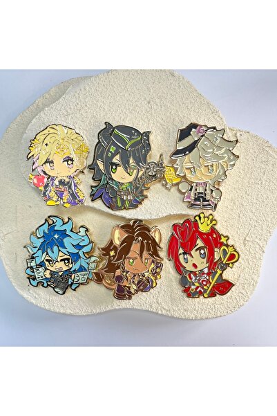 Choice مجموعة دبابيس مينا تشيبي من تويستد وندرلاند ABCDEF، هدية مميزة وعالية ...