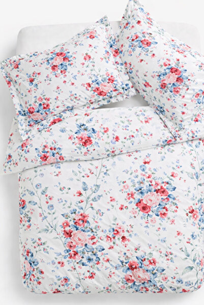 İQON Double Duvet Cover Set Elegant Rose Beige Setçi̇ft