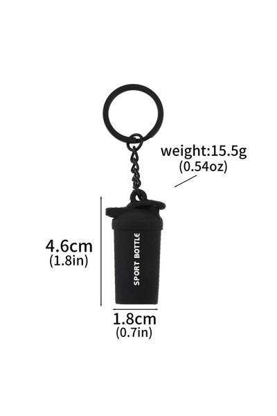 Choice K00927-02 New Fitness Equipment Barbell Keychain DlY Soft Dumbbell Fit...