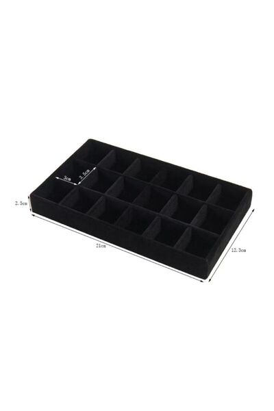 Choice 18grids 1/2/3/4/5pcs velvet jewlery display tray earrings ring nacklac...
