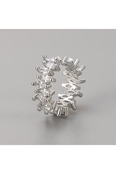 Choice silver A Girl 1Pcs Horse Eye Zircon Earcuff Clips On Earring for Women...