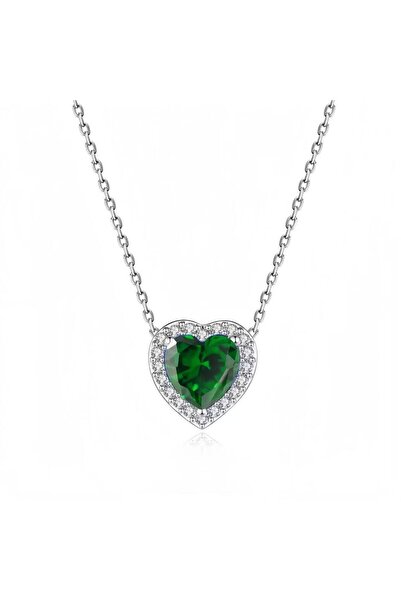 Choice green 20245Heart-Shaped 925 Sterling Silver Elevated Red&Pink&Blue&Whi...