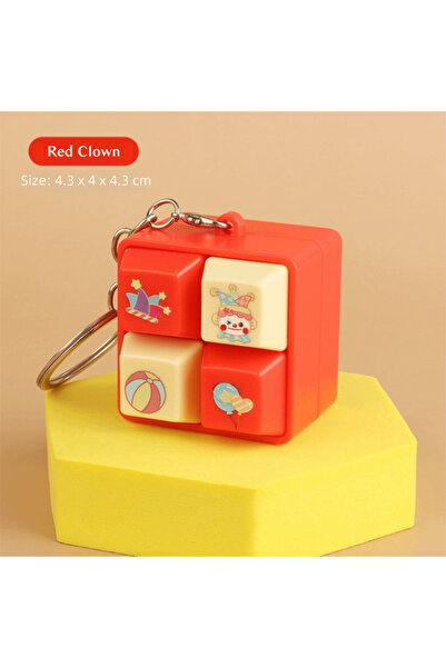 Choice Red1 New Cartoon Fidget Keychain Keys Button Keycap Keyboard Caps DIY ...
