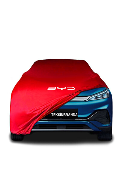 ULTRASHOP Byd Atto 3 (2022 - ) Kumaş Araba Brandası Kırmızı Kumaş Oto Branda ...