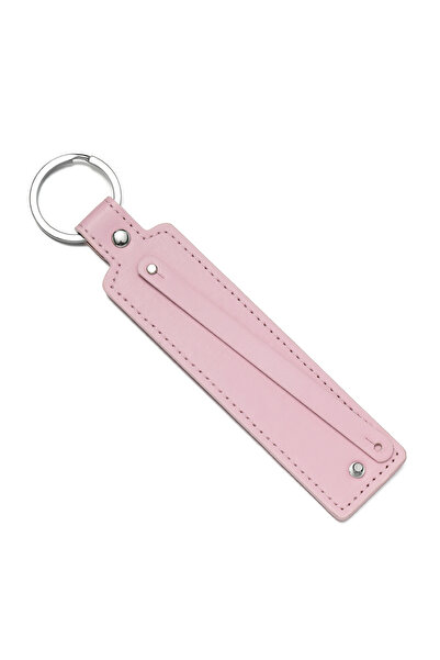 Choice Pink 1pcs Artificial PU Leather Keychain Business Gift Leather Key Cha...