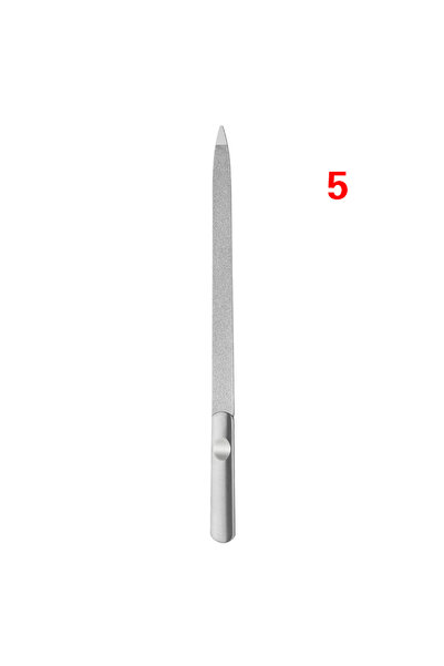 Choice 5 مبرد أظافر احترافي من الفولاذ المقاوم للصدأ ذو وجهين، مبرد أظافر، مب...