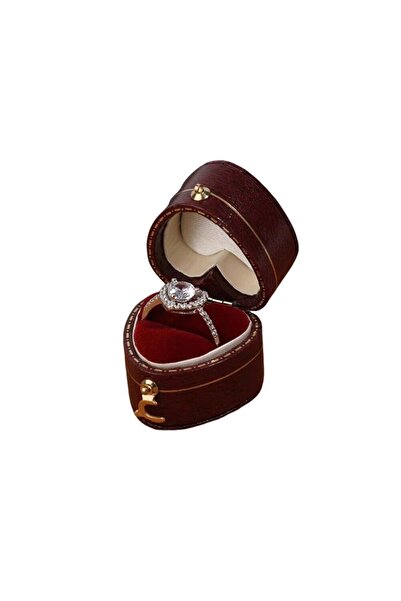 Choice Wine Red Style 1 Portable Octagonal Earrings Ring Box Square High-qual...