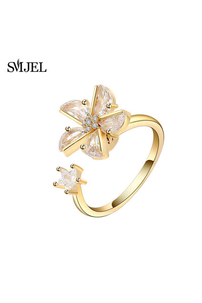 Choice خواتم جديدة قابلة لتغيير الحجم للنساء، 112-2025، لتخفيف القلق، تدور بح...