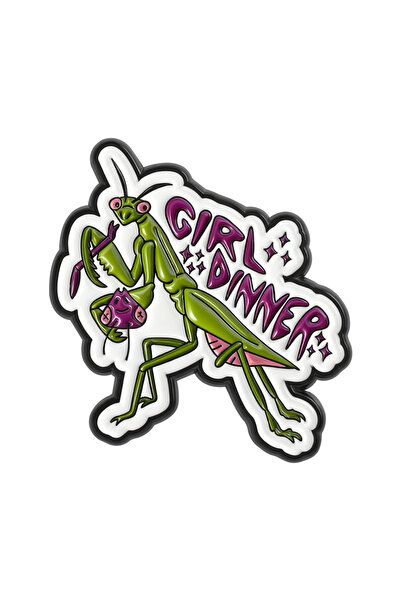 Choice دبابيس مينا على شكل فتاة فرس النبي، رمزًا للنسوية، بتصميم مرح، مناسبة ...