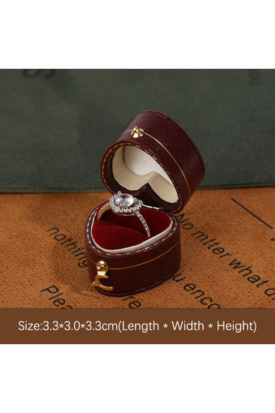 Choice علبة خواتم صغيرة محمولة بتصميم كلاسيكي A15، قطعة مجوهرات فاخرة وأنيقة،...