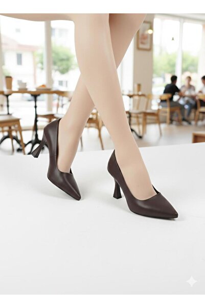 DORA Tesla Women's Daily Comfortable Classic Stiletto - Bitter Coffee
