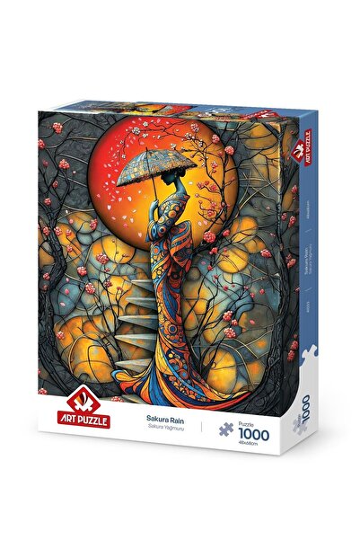 Art Puzzle Sakura Rain 1000 Piece Puzzle