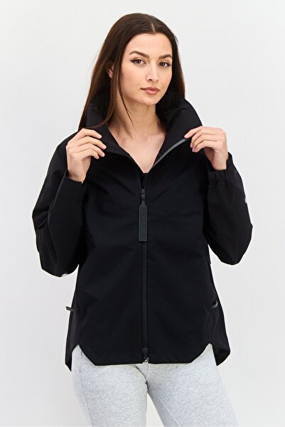 adidas Women Sportswear Fit Long Sleeve Outdoor Jacket, Black