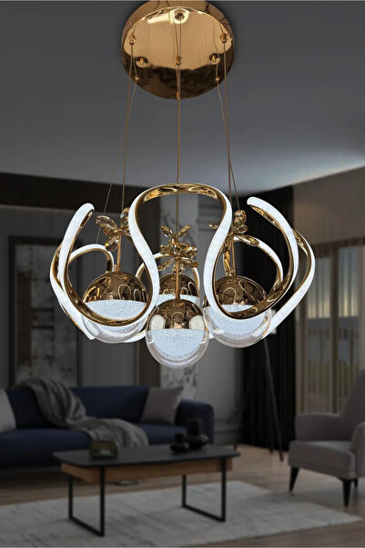 Mut 4 Toplu Gold 3 Renk Ledli Avize