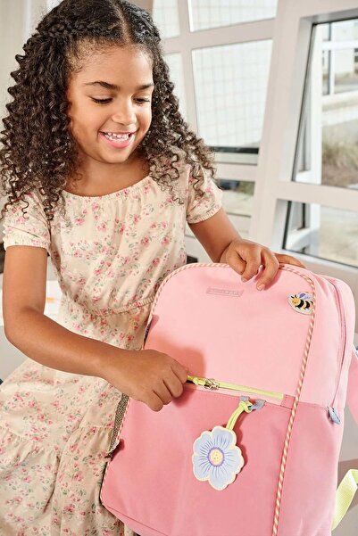 Minycenter Skip hop girl's wander large size backpack - wildflower pink