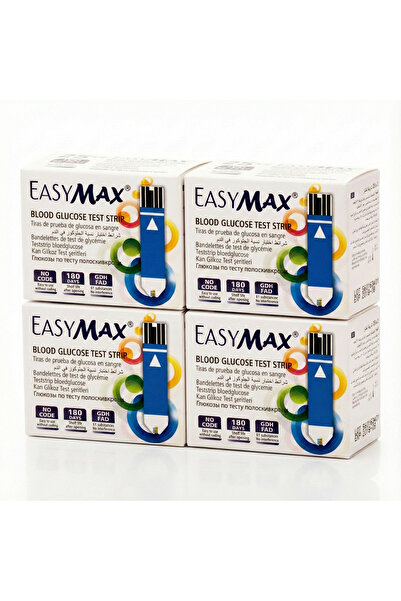Easy Max شرائط اختبار نسبة السكر في الدم - 50 قطعة من إيزي ماكس ( 4 عبوات إجم...