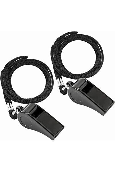 Arabest صفارتان رياضيتان مع حبل تعليق، صفارة بصوت عالٍ وواضح، مثالية للمدربين...