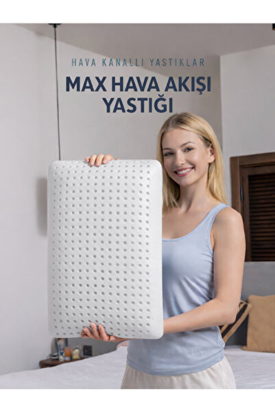 Viscomina Hava Kanallı Ortopedik Visco Yastık – Nefes Alabilir, Çift Taraflı ...