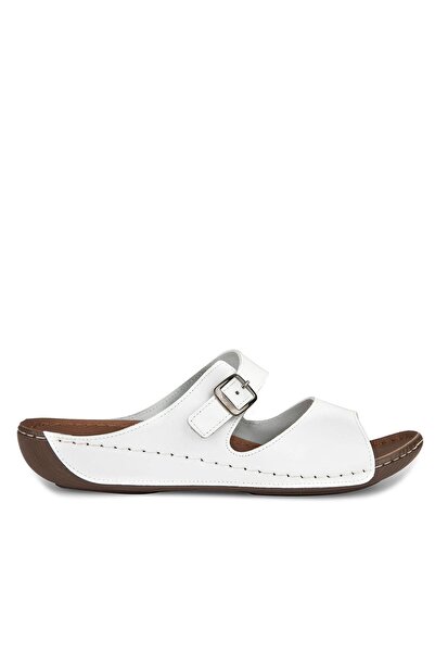 Muya Mesem Anatomical Sole Four Seasons Genuine Leather Women's Slippers